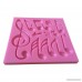 FLY 3PCS Music Note 26 English Letter 0-9 Numbers Shape Silicone Cake Mold Pink - B01DLHHG3M